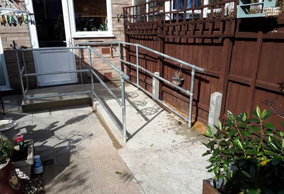 Disabled access by Ker-Way local Woodbridge builder.