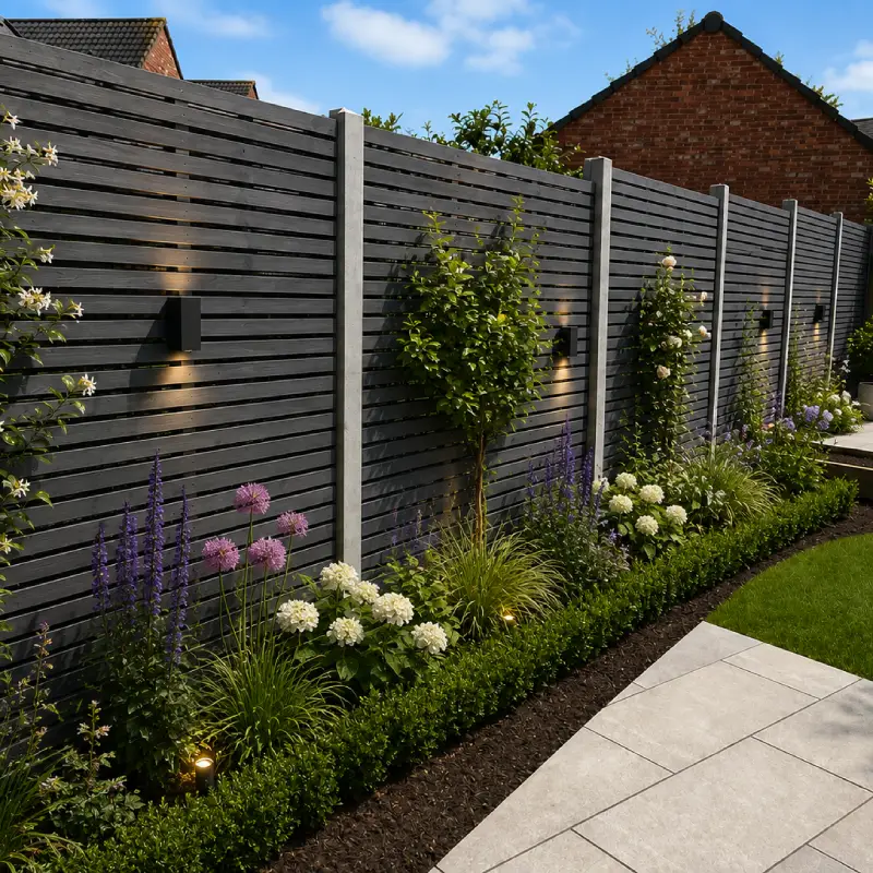 Concrete Post Garden Fencing for Stronger, Longer Lasting Boundaries