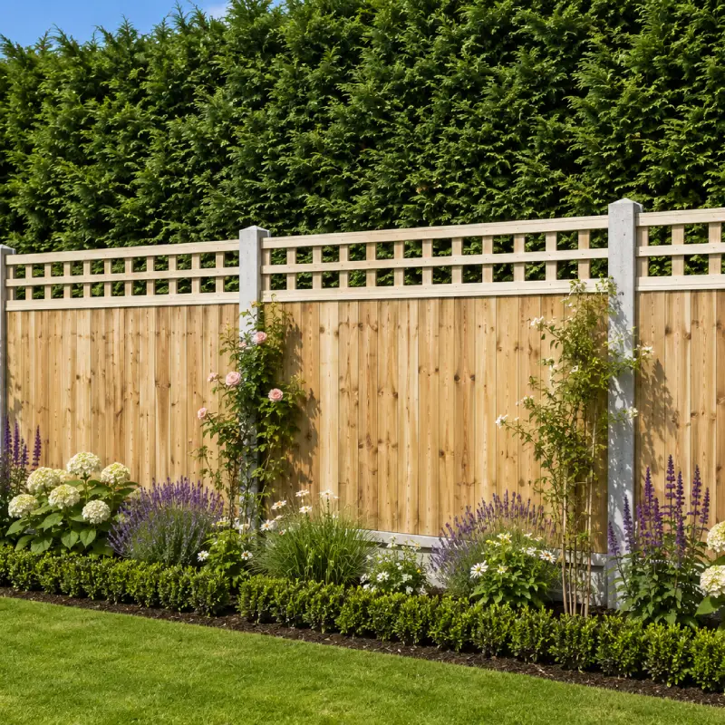 Concrete Post Garden Fencing for Stronger, Longer Lasting Boundaries
