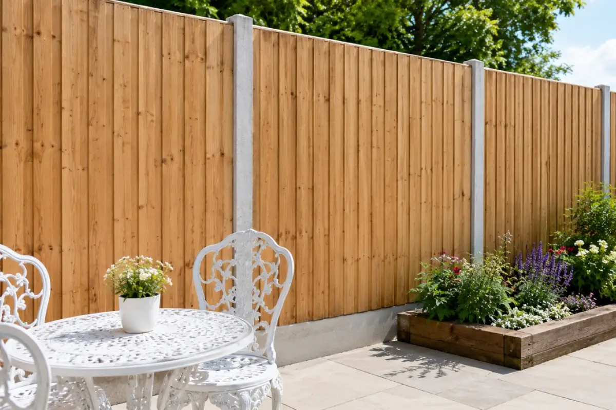 Concrete Post Garden Fencing for Stronger, Longer Lasting Boundaries