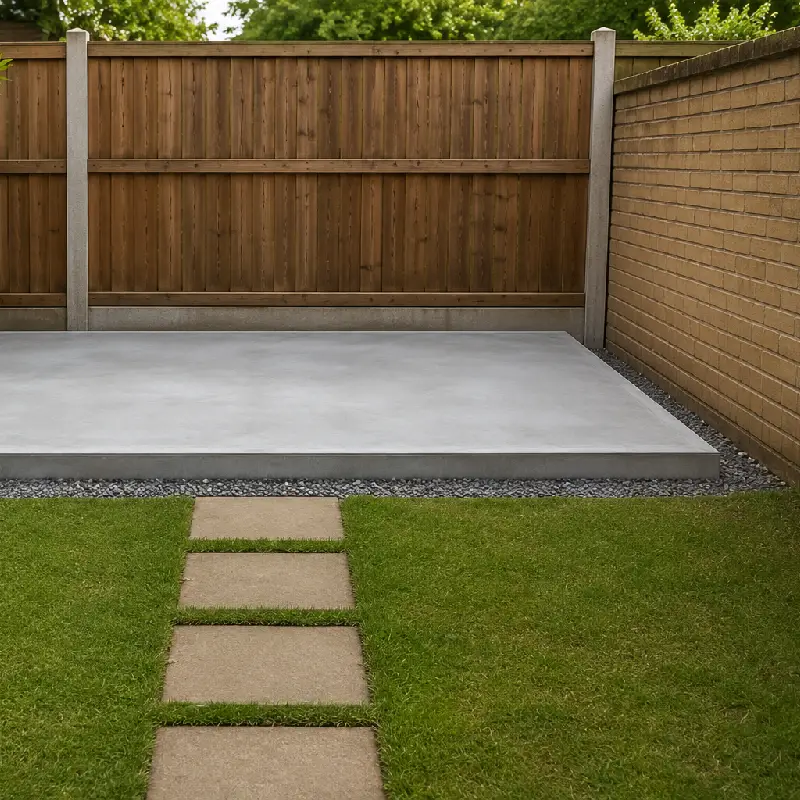Concrete Shed Base Installation for Garden Rooms and Summer Houses