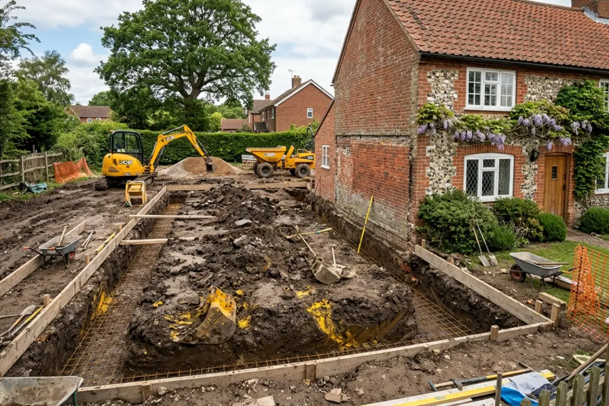 Planning a Home Extension? Why Groundwork Comes First