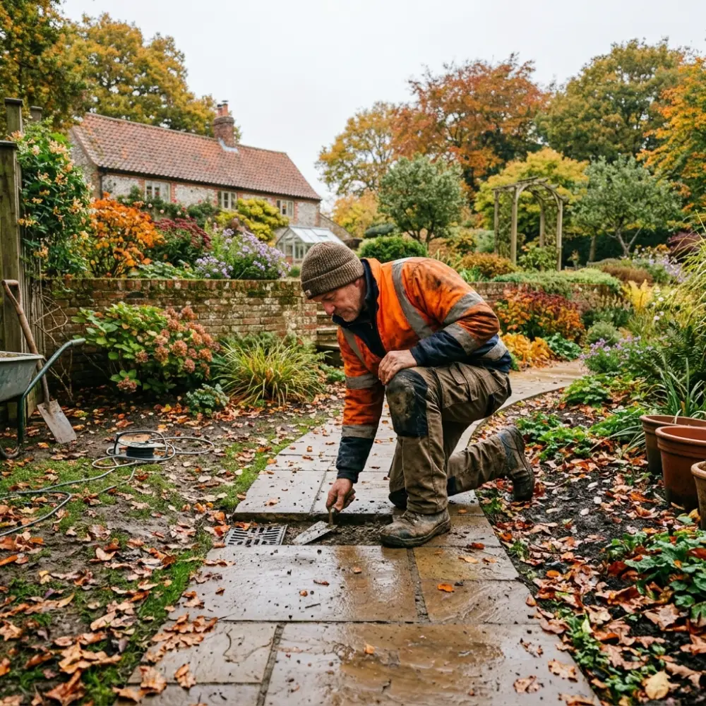 Why Autumn Is the Perfect Time to Repair Paths, Steps & Retaining Walls