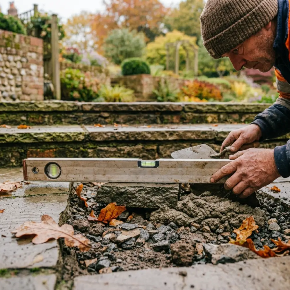 Why Autumn Is the Perfect Time to Repair Paths, Steps & Retaining Walls